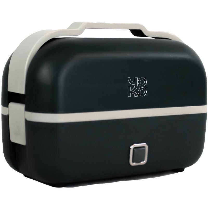 Lunch box chauffante & cuiseur - Noir - 1 L