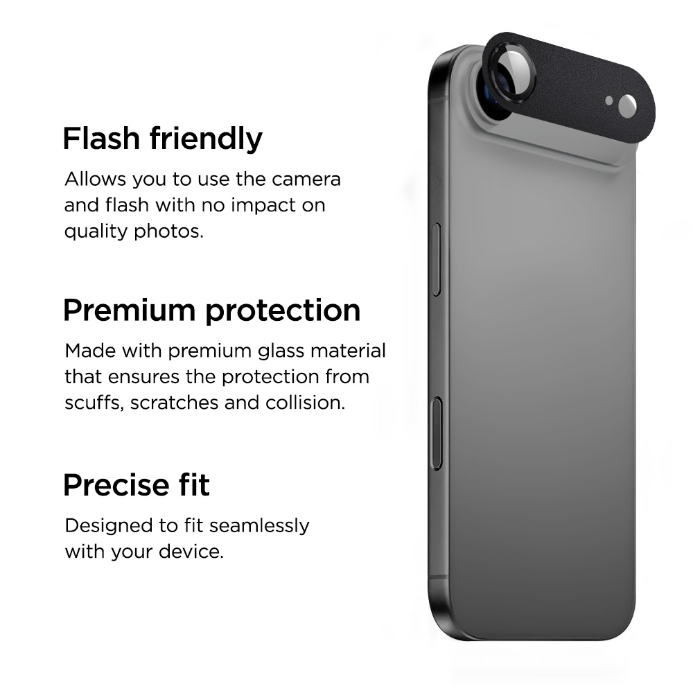iPhone Air 3D Kamera Panzer Glas aus Recycelten Materialien (EGSP01083)