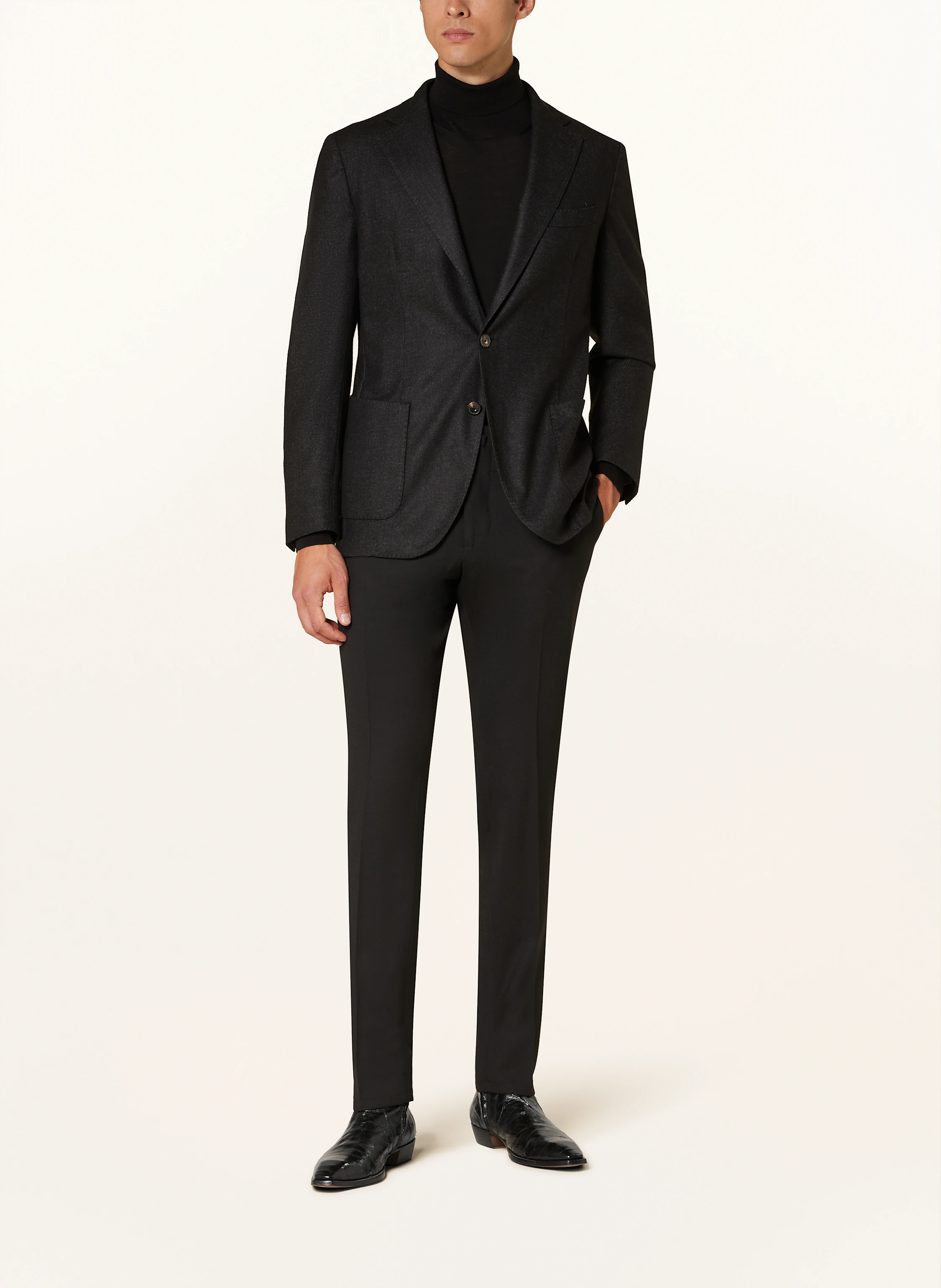 SANTANIELLO Flanellsakko Slim Fit