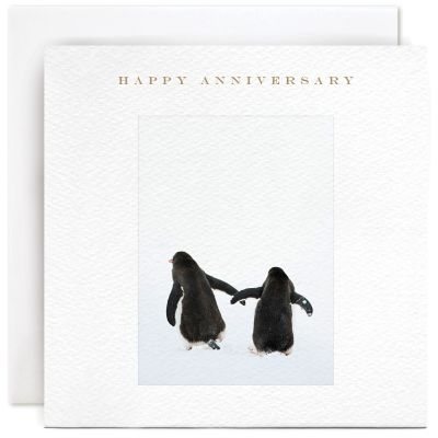 Happy Anniversary Penguins Card