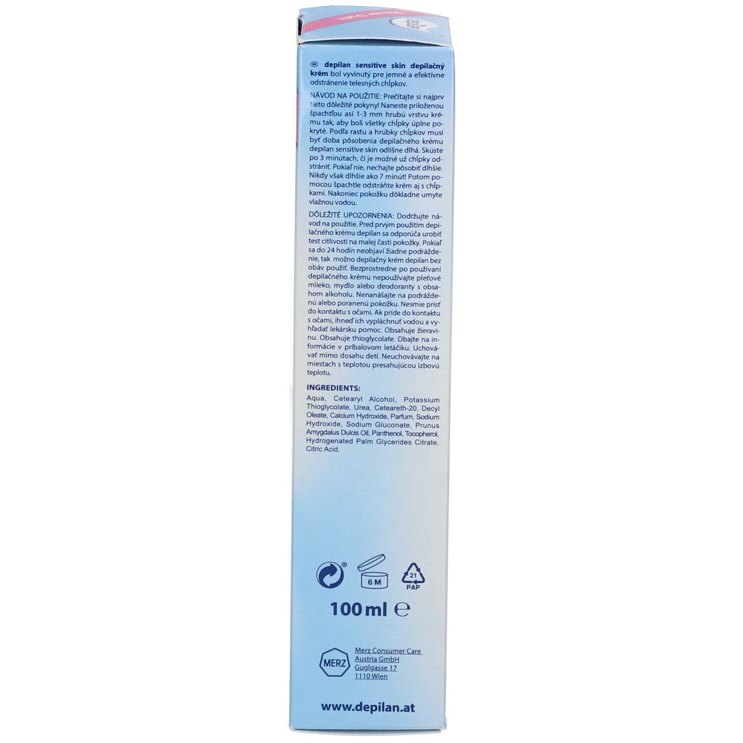 depilan Sensitive Skin Enthaarungscreme