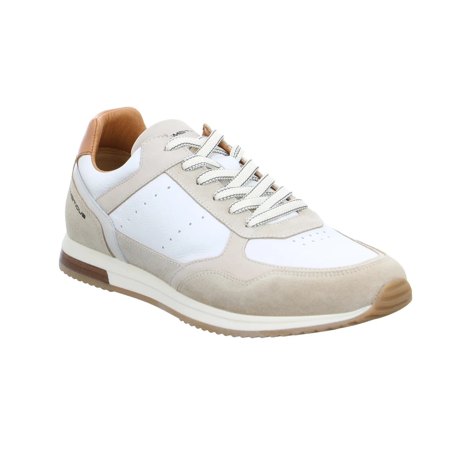 AMBITIOUS Halbschuhe Sneaker Weiss Leder