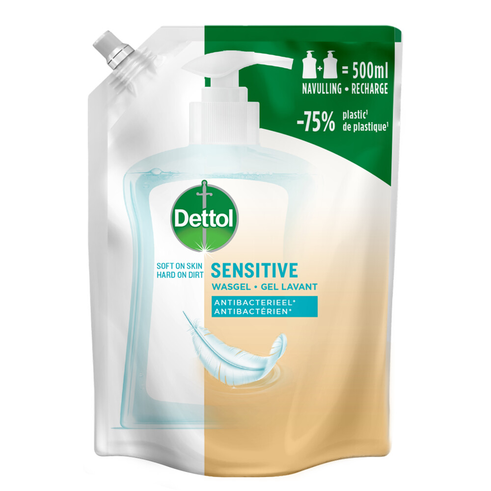 Dettol Refill Handzeep Sensitive500 ml