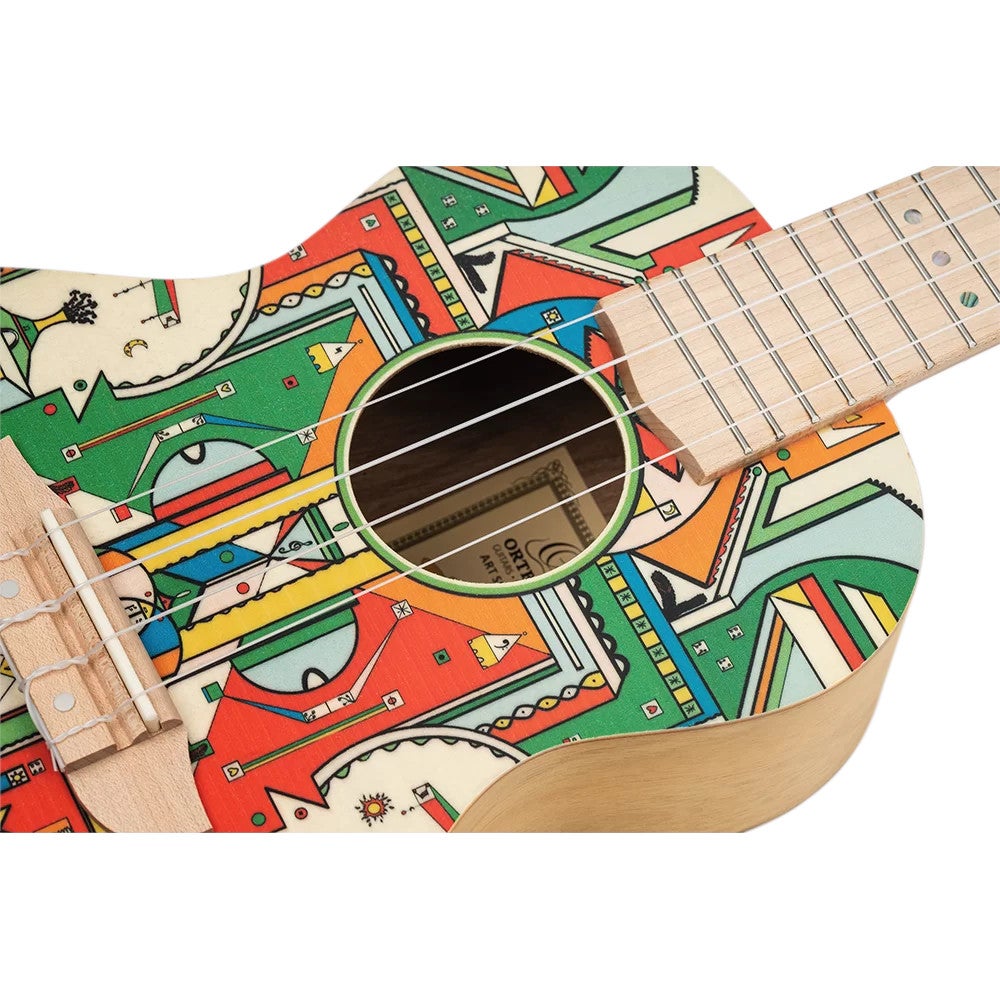 Ortega RUAR-HY Art Series Concert Size Ukulele Himalaya concert ukelele
