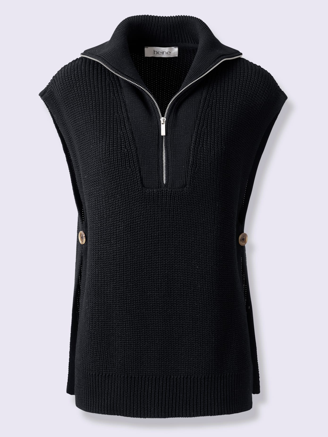Débardeur en tricot col camionneur