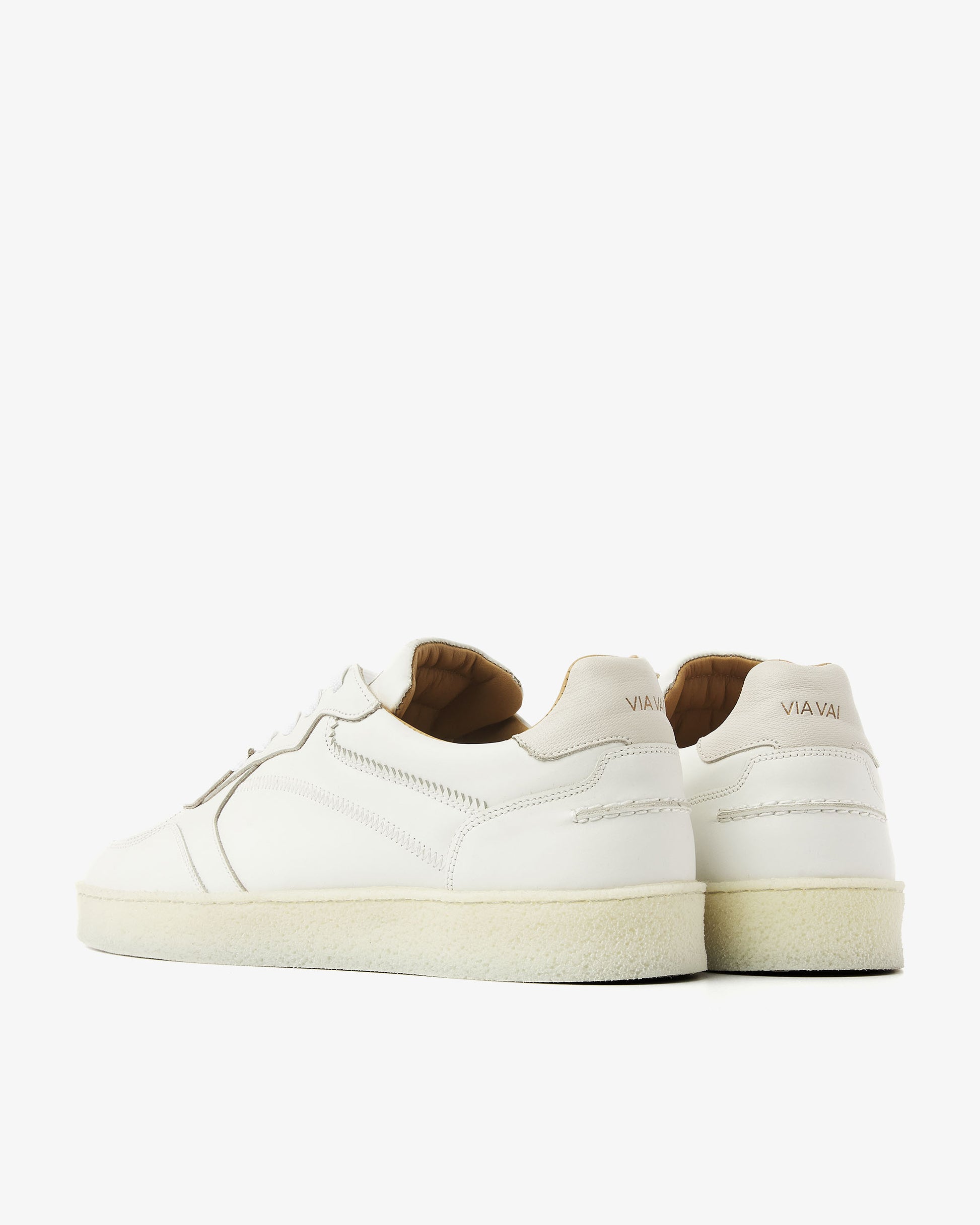 VIA VAI witte heren sneakers Zane Ethan