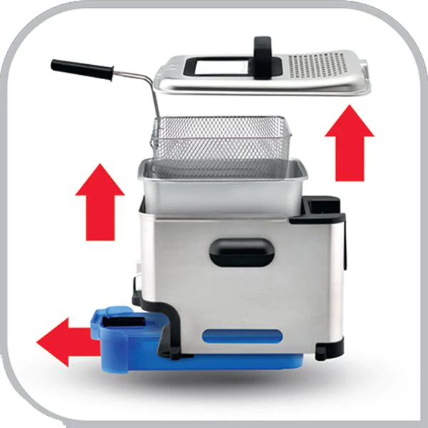 Friteuse semi-pro Oleo Clean inox FR804000 Seb