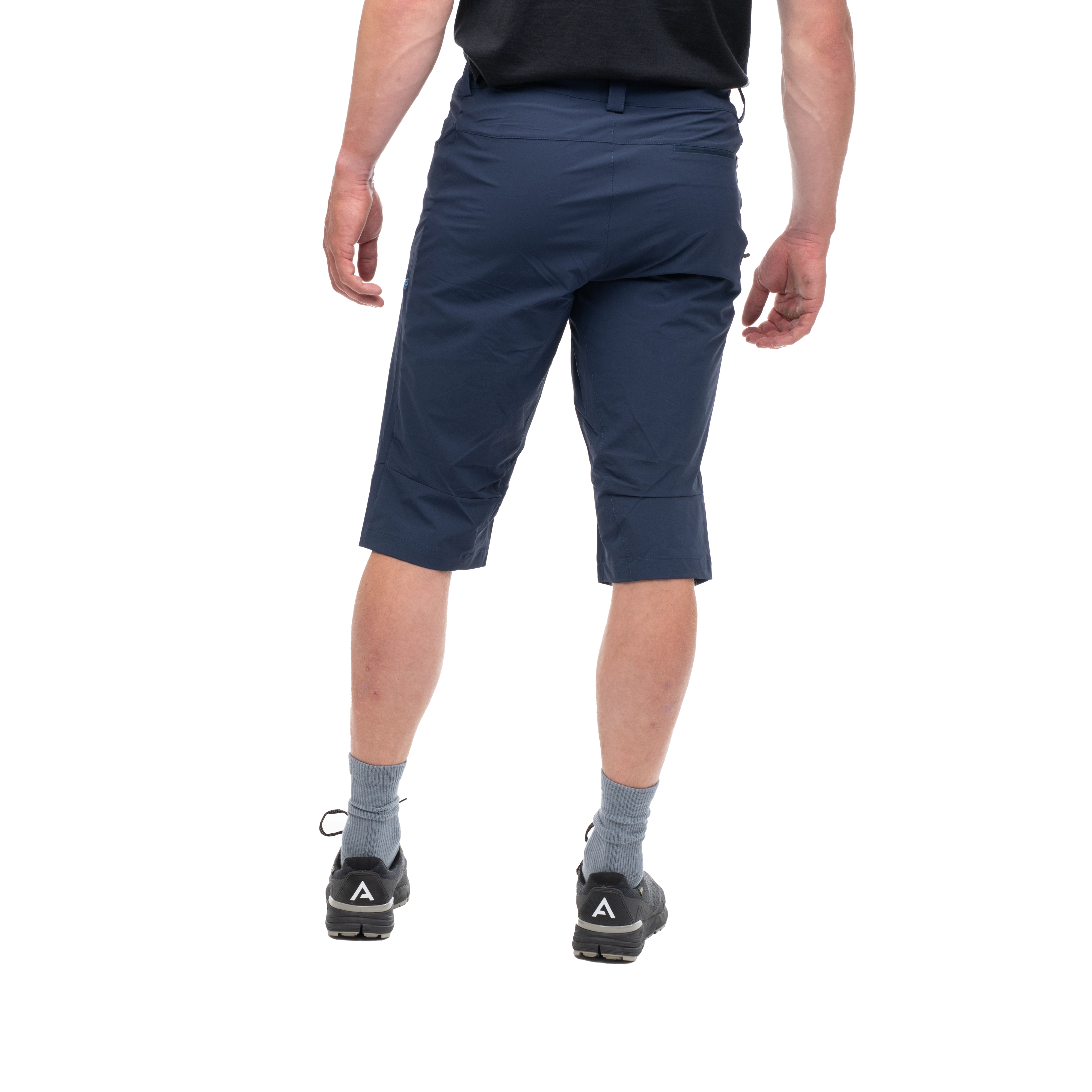 Vandre Light Softshell Long Shorts Men Navy