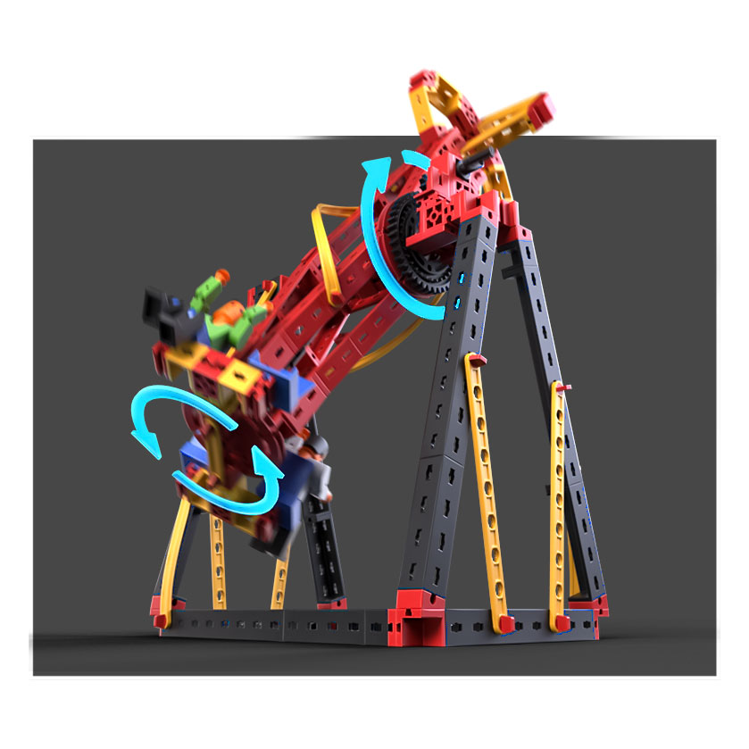 Fischertechnik Advanced - Crazy Rides Bouwset,356dlg.