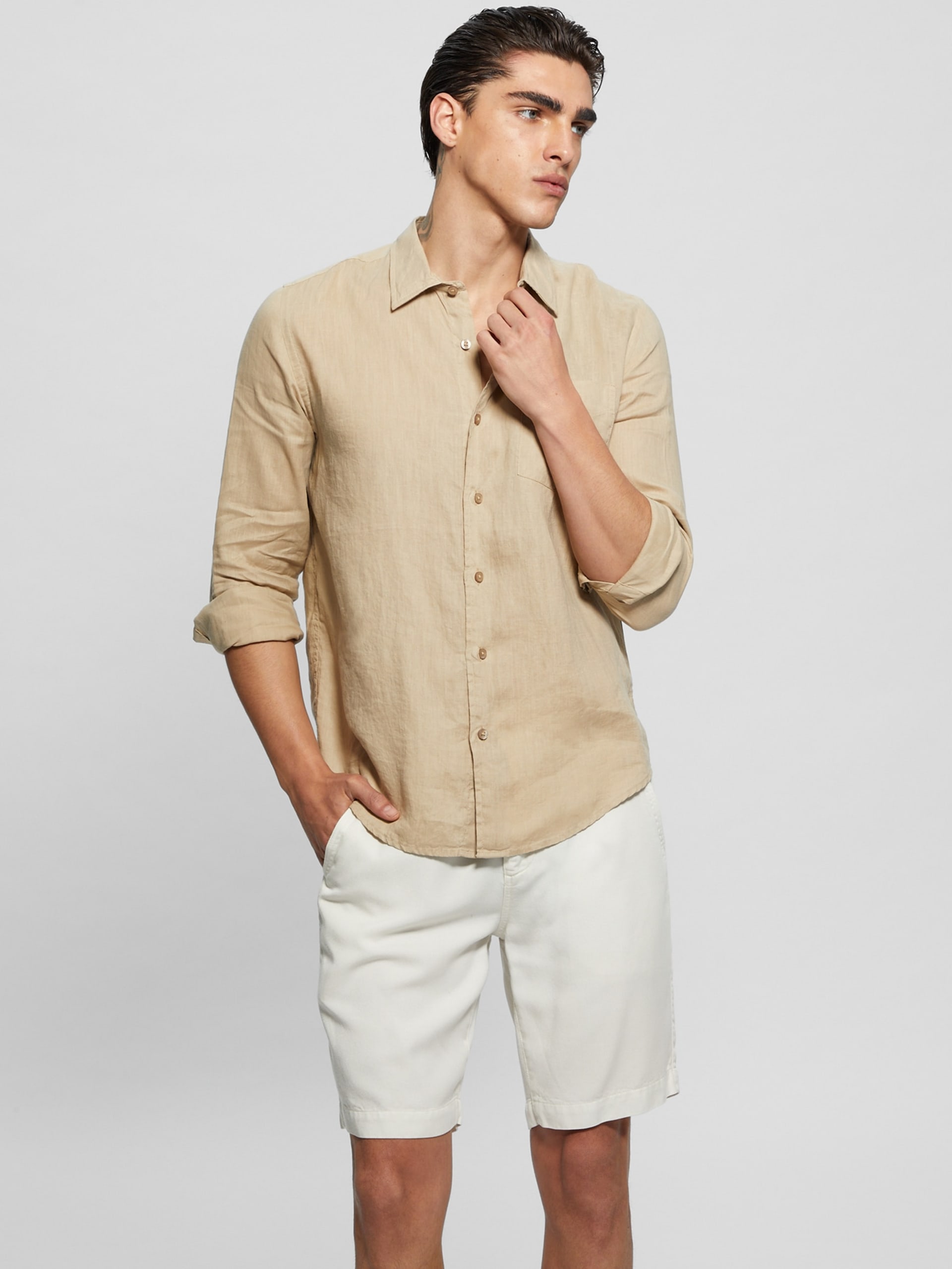Camisa de linho Eco Island