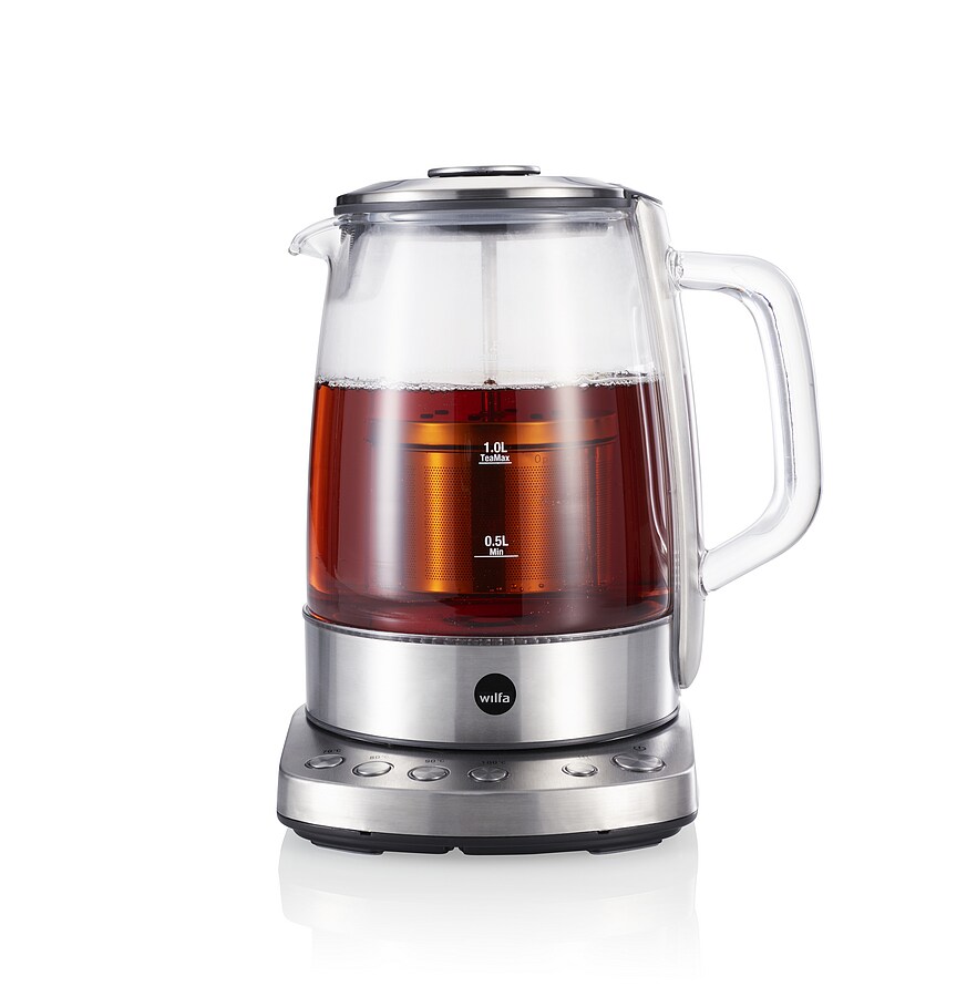WILFA Teekocher CHA TM-1500S, 1.25 Liter, 2200 Watt, silber