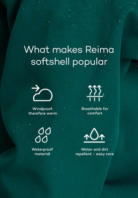 Reima Kuori Softshellbukser, Navy
