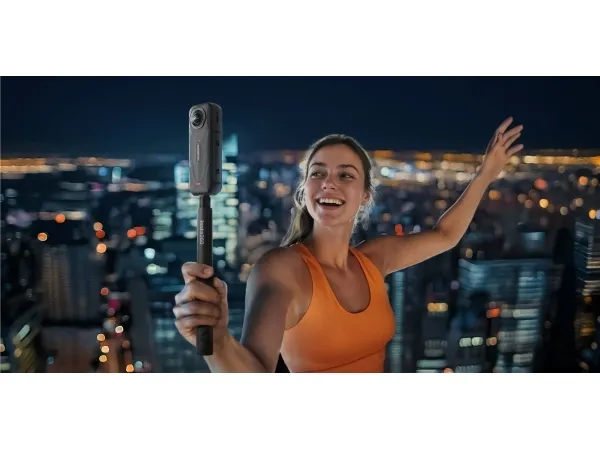 Insta360 X5, 8K Ultra HD, 72 MP, 120 fps, Wi-Fi, Bluetooth, 2400 mAh