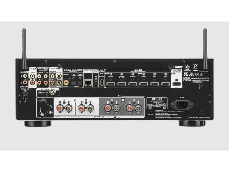 Denon Stereo-Netzwerkreceiver DRA-900H Schwarz 2-Kanal Netzwerk-Receiver