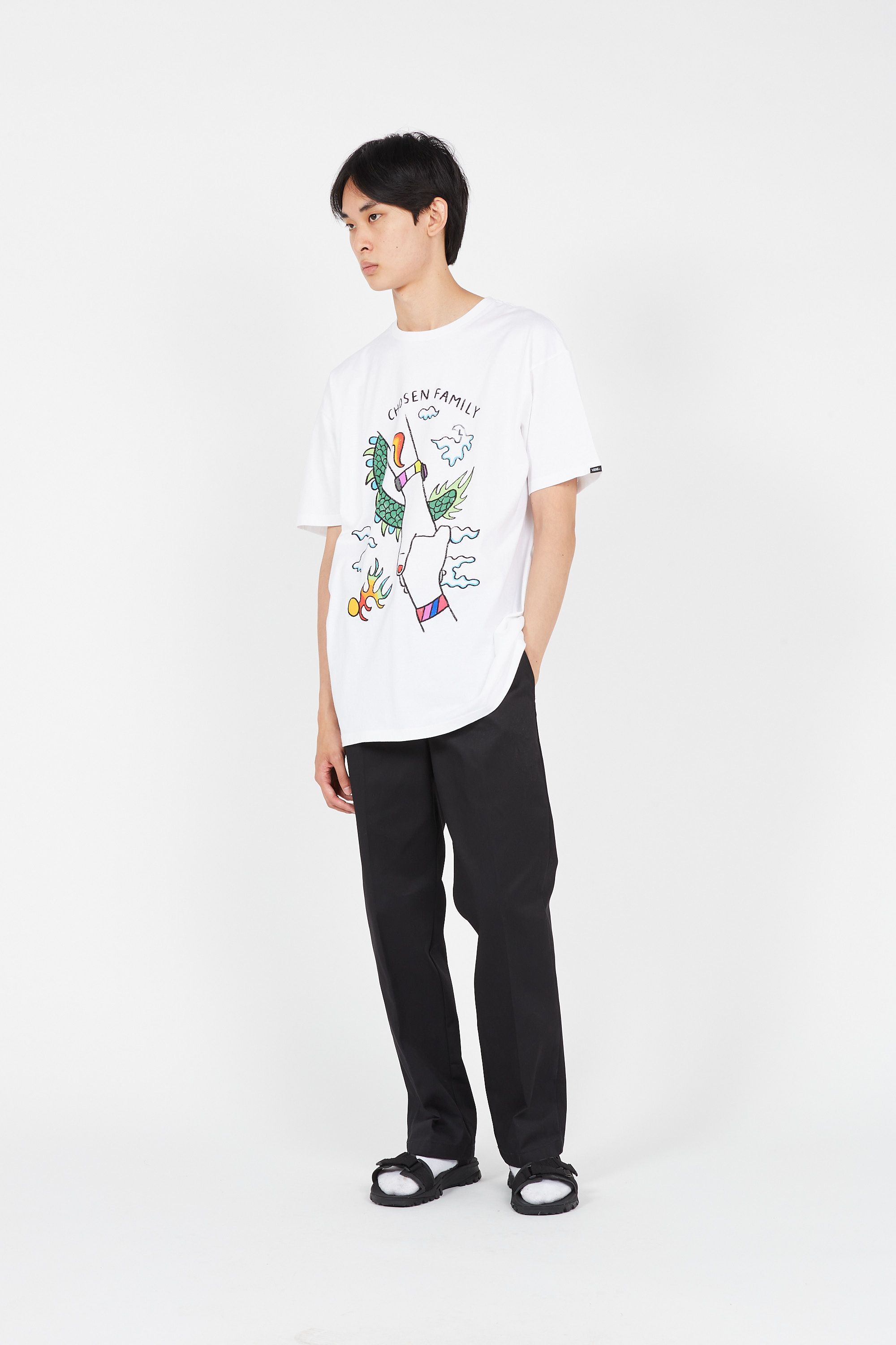 VANS T-shirt PRIDE OTW GALLERY SS Blanc