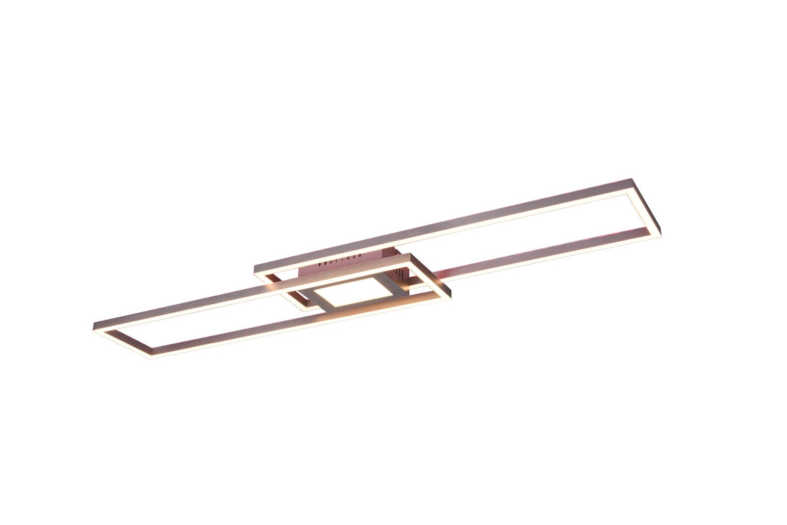 TRIO LED Deckenlampe GANADO 21 x 110 cm nickelfarbig