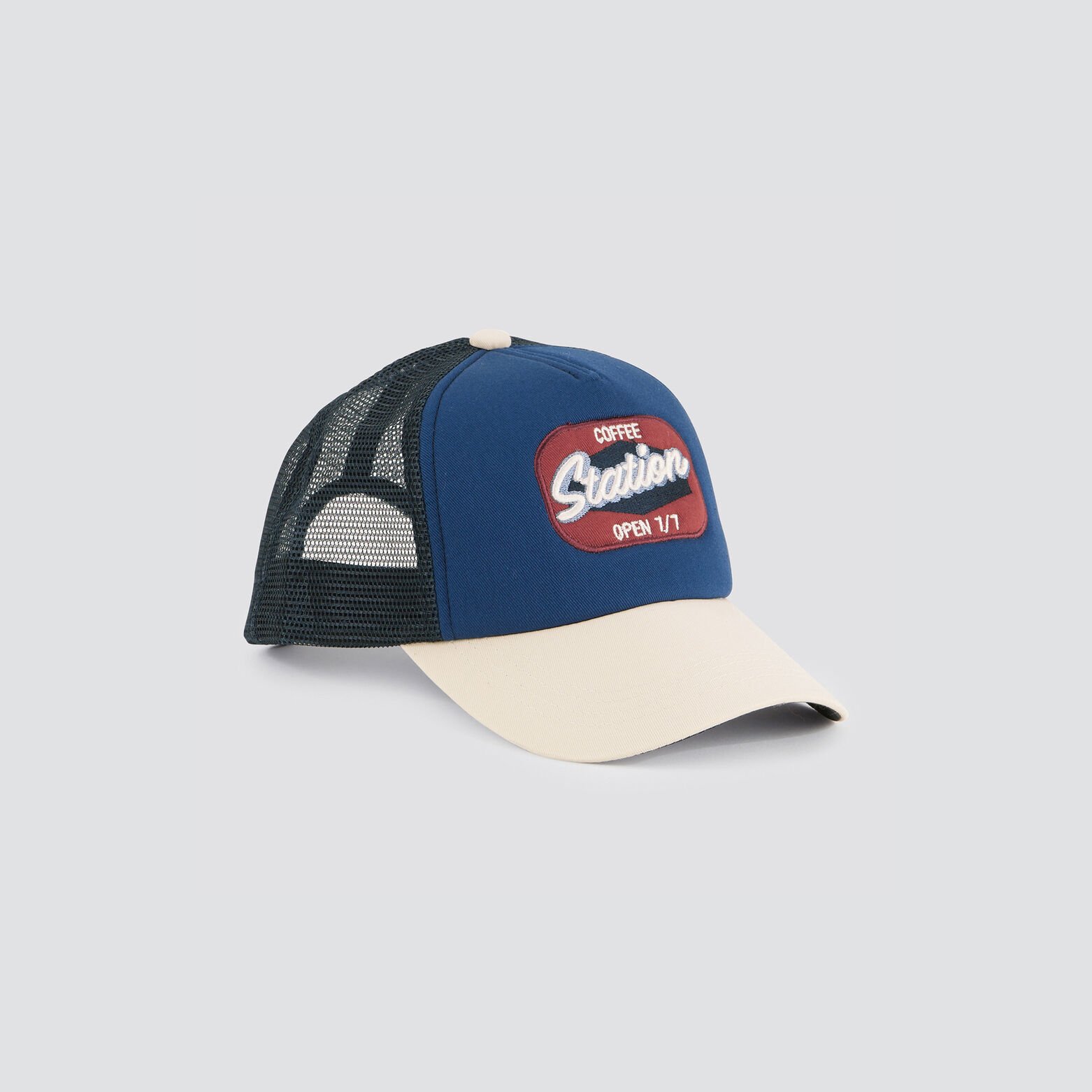 Casquette avec patch Multicolore