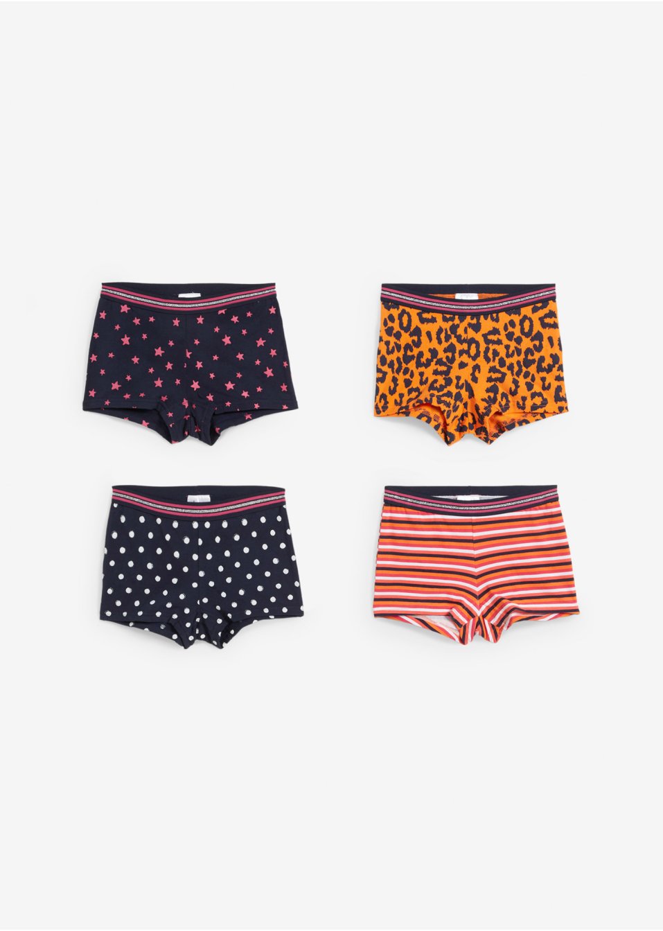 Lot de 4 boxers fille