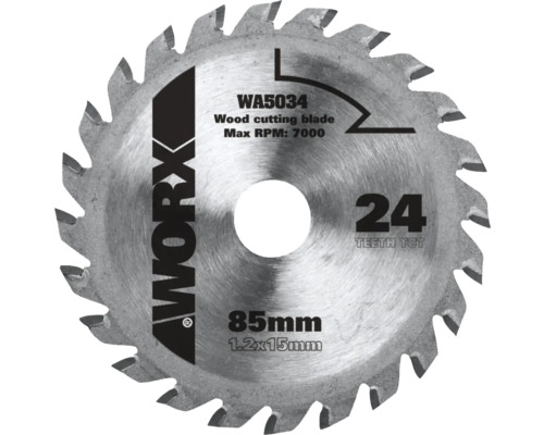 Worx 24-tands cirkelzaagblad voor Versacut