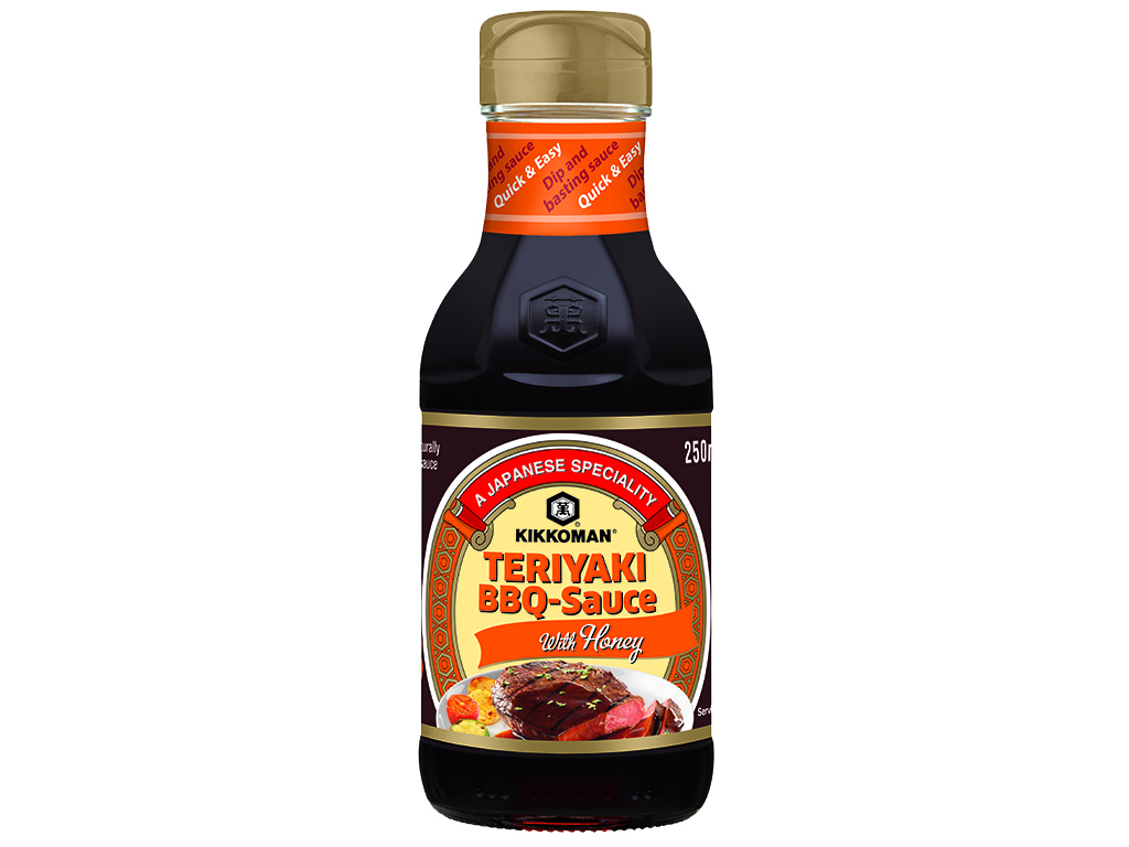 MOLHO KIKKOMAN TERIYAKI BARBEQUE COM MEL 250ML