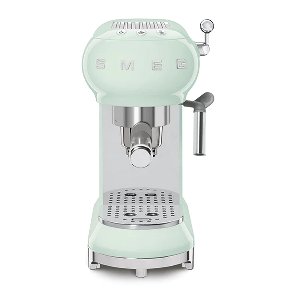 Machine à café Expresso vert d'eau 1350 W ECF01PGEU Smeg