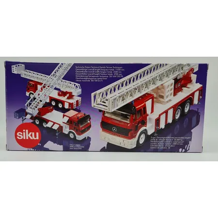 SIKU 3433 Mercedes-Benz Atego Feuerwehrdrehleiter, 1:55