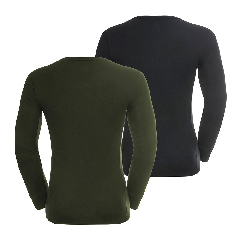 Odlo ACTIVE WARM - Maillot x2 Homme climbing ivy - black