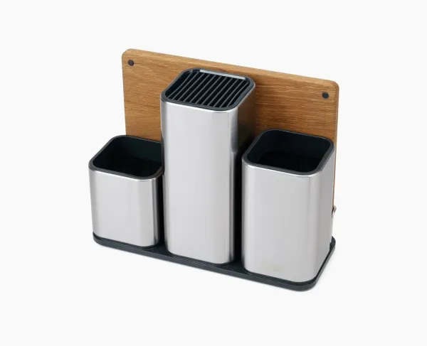 Joseph Joseph CounterStore, Organisator, Beholder, Bordplade, Køkkengrej, Bestik, Rustfrit stål, Rustfrit stål