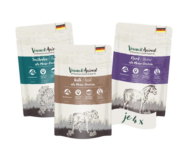 Venandi Animal Nassfutter für Katzen Adult