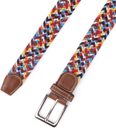 Suitable Geweven Riem Multicolour Riem Elastiek Mix Multi 10 col kopen