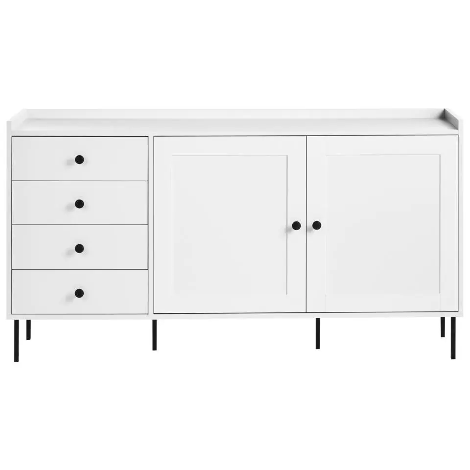 KENORA - Dressoir - Wit- Vezelplaat