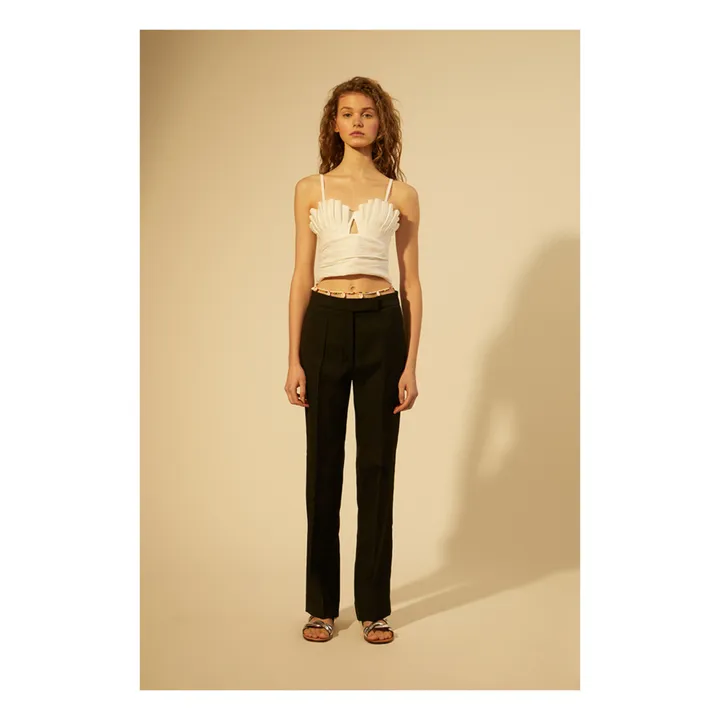 Tressé Pantalon Paz | Noir
