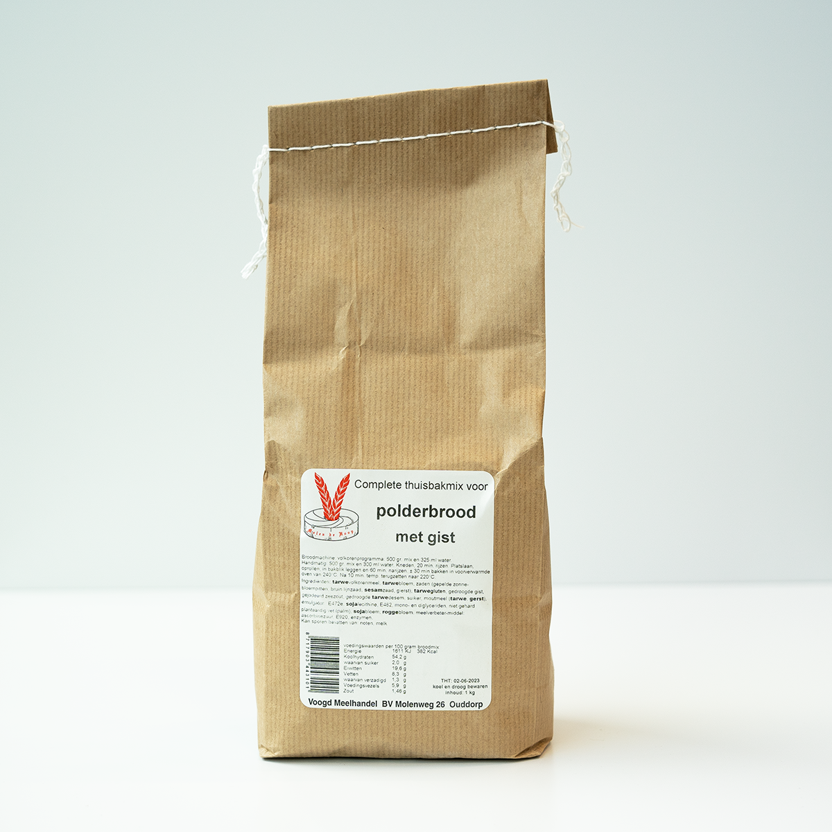 Polderbrood met gist 1000 gram