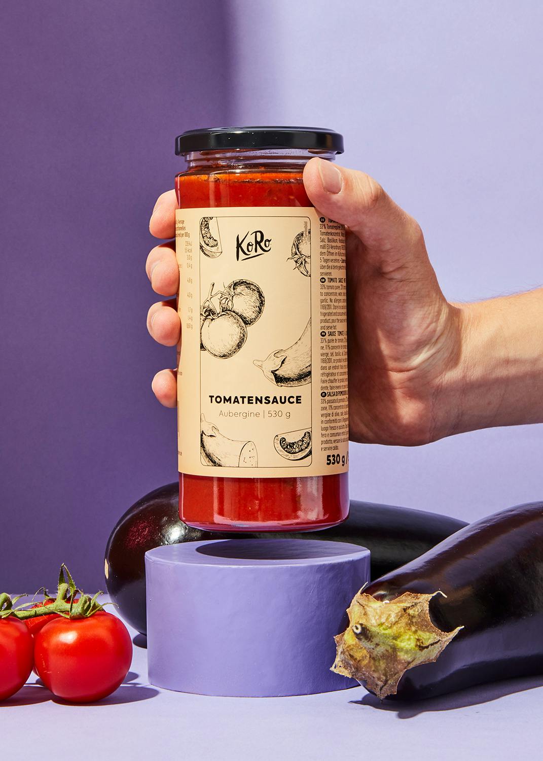 Tomatensoße mit Aubergine 530 g