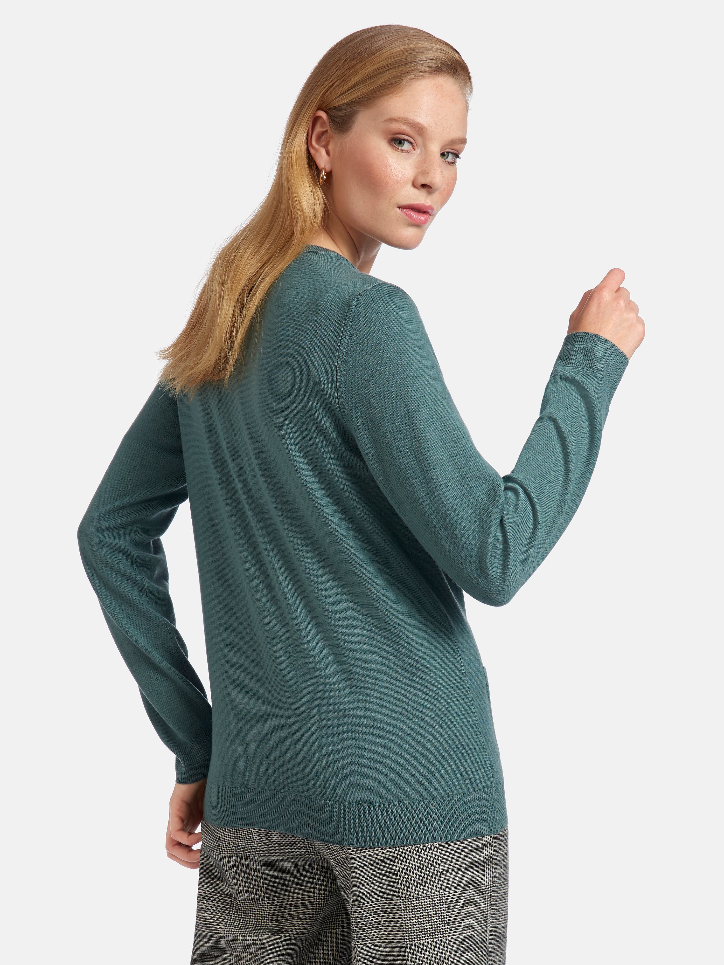 Twinset aus 100% Schurwolle-Merino fein