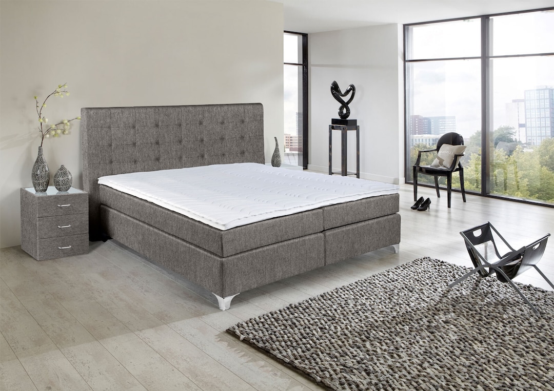 Ole Gunderson Boxspringbett TOPMOTION I 200 x 200 cm Mine-Vega Hunter