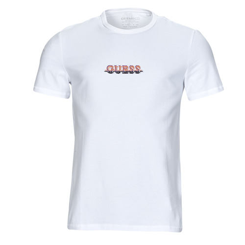 Guess - MAKSIM CN SS TEE - Blanc