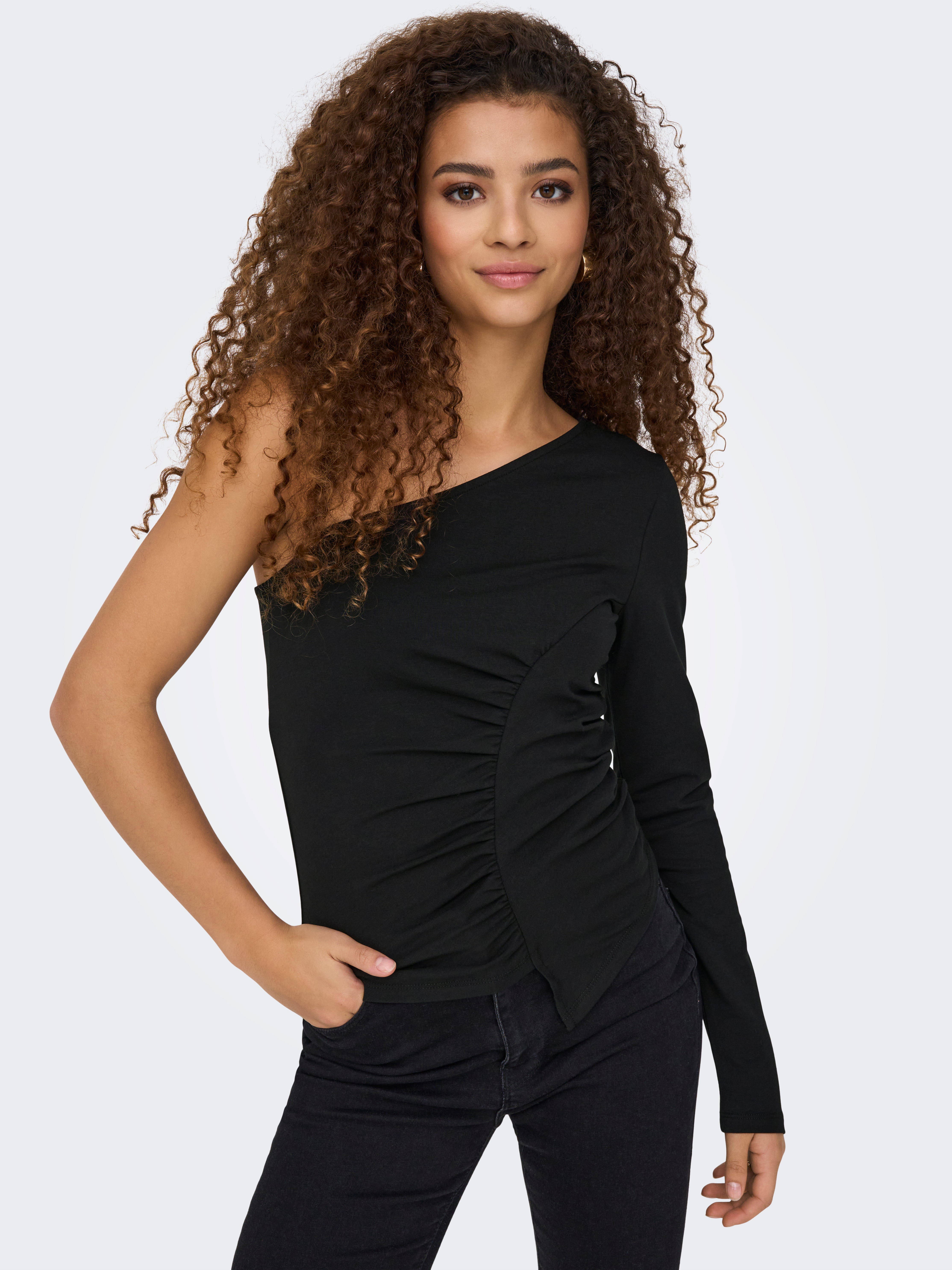 ONLLIVE Asymetrisches Top Black