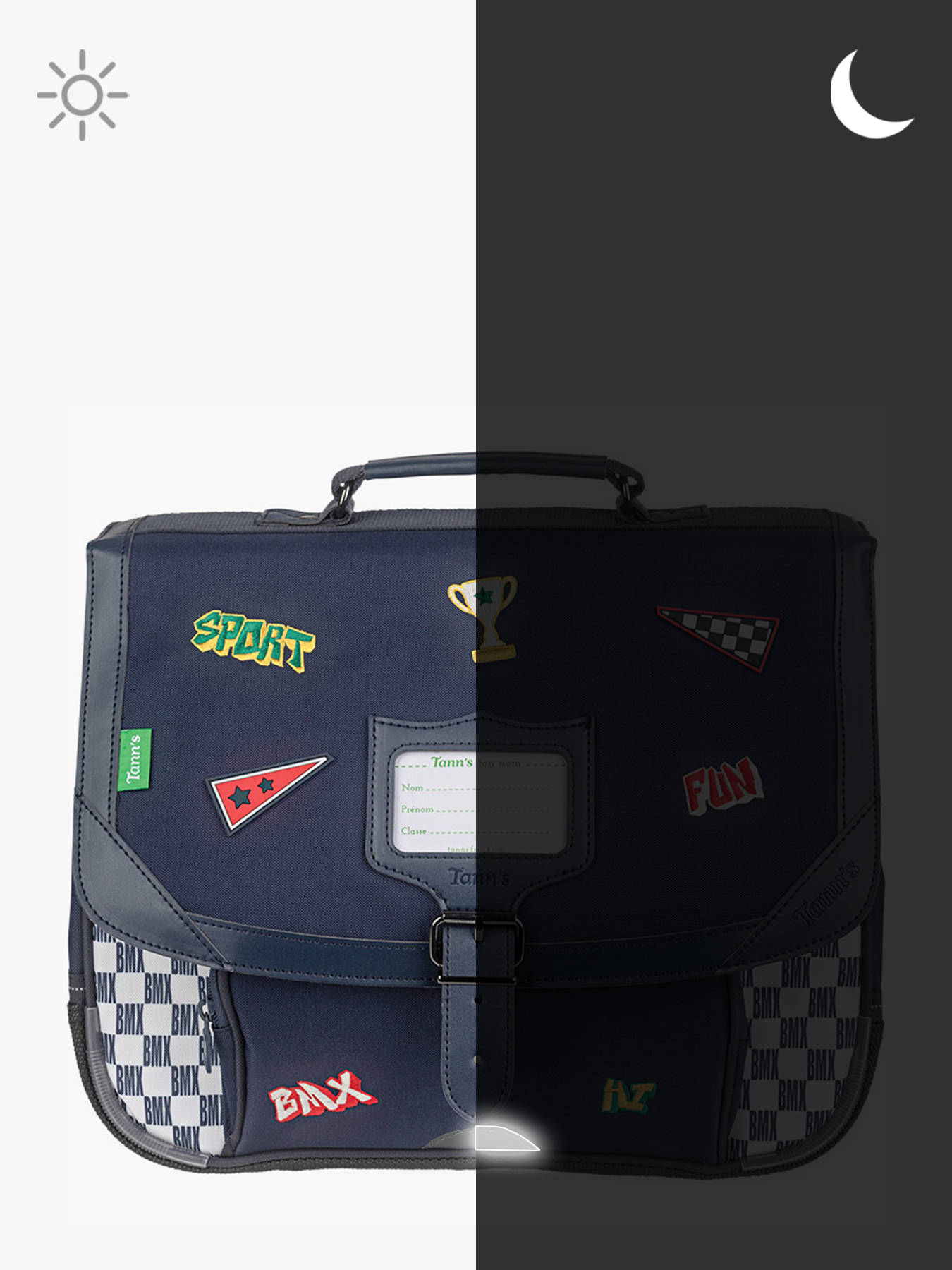 Cartable 1 compartiment TANN'S