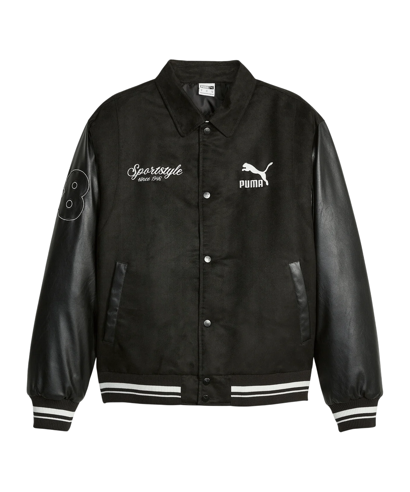 PUMA Team Varsity Jacke Schwarz F01