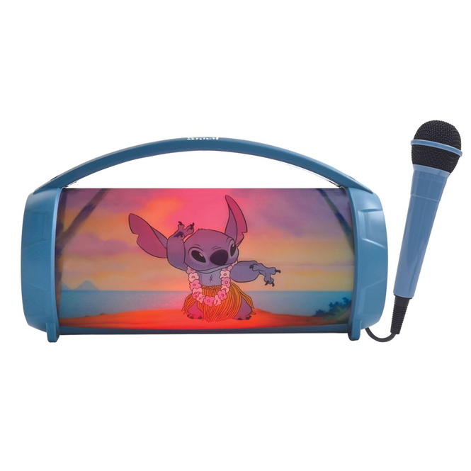 Disney Stitch - Kabelloser leuchtender Lautsprecher mit Mikrofon