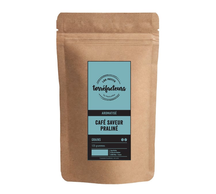 Café en grains - Saveur Praliné - 125g - Les Petits Torréfacteurs