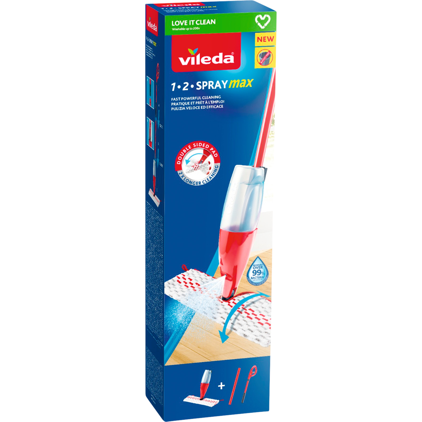 Vileda 1-2 Spray Max Sprüh-Wischer