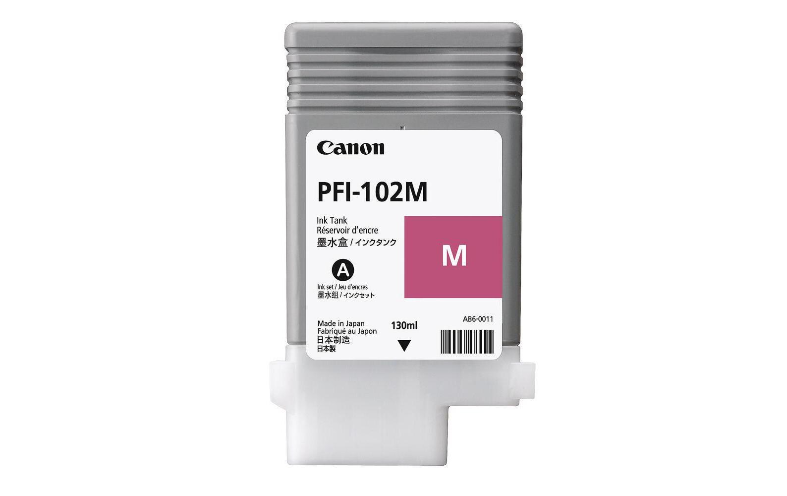 Tinte PFI-102M / 0897B001 MagentaMagenta, 130 ml