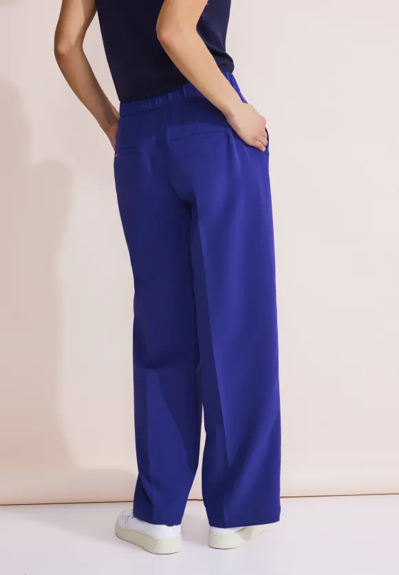 Loose Fit Twill Hose - intense royal blue