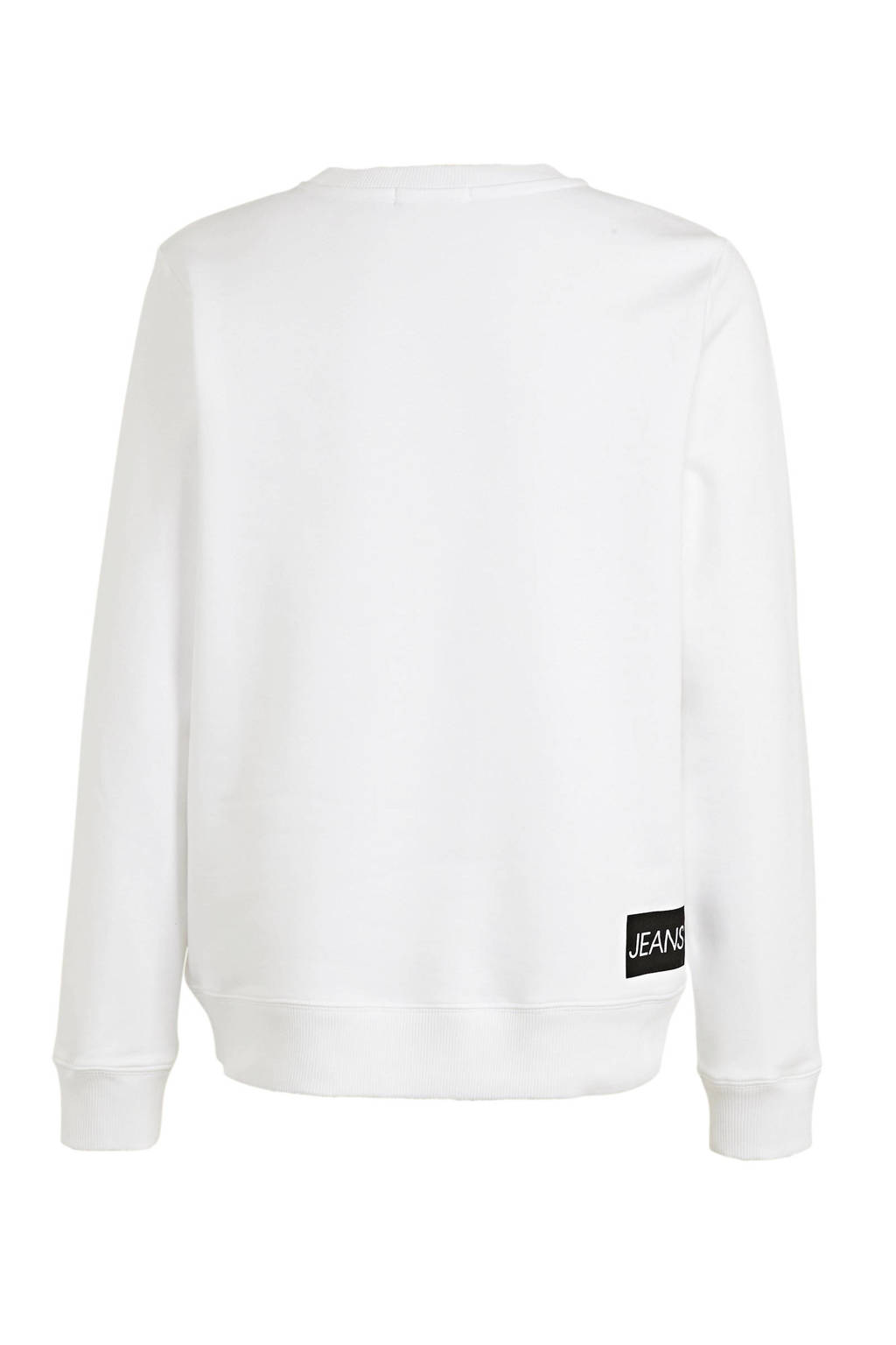 CALVIN KLEIN JEANS sweater van katoen wit