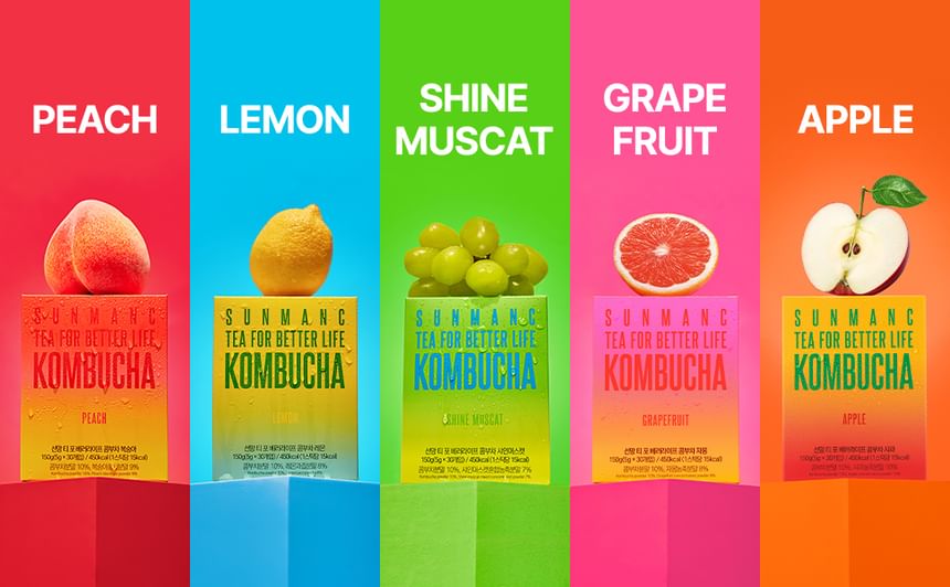 SUNMANC - Tea For Better Life Kombucha Mini Pack - 6 soorten