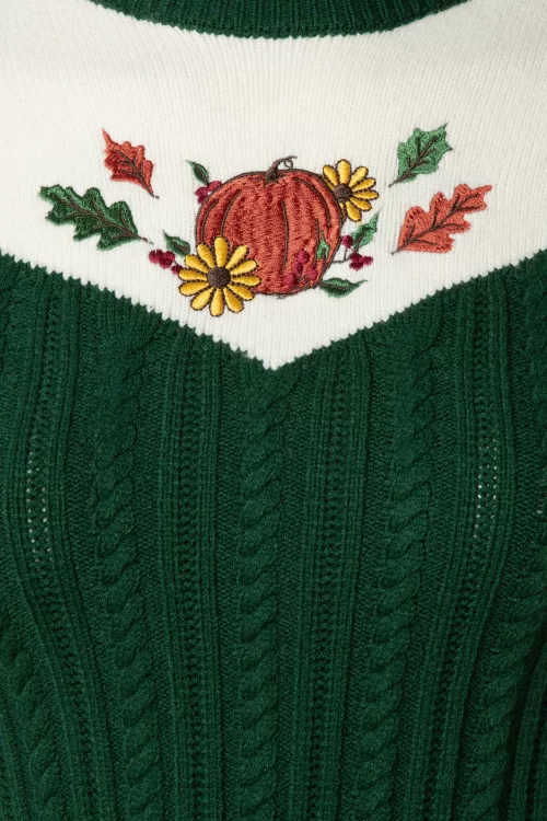 Bunny Autumn gebreide top in groen