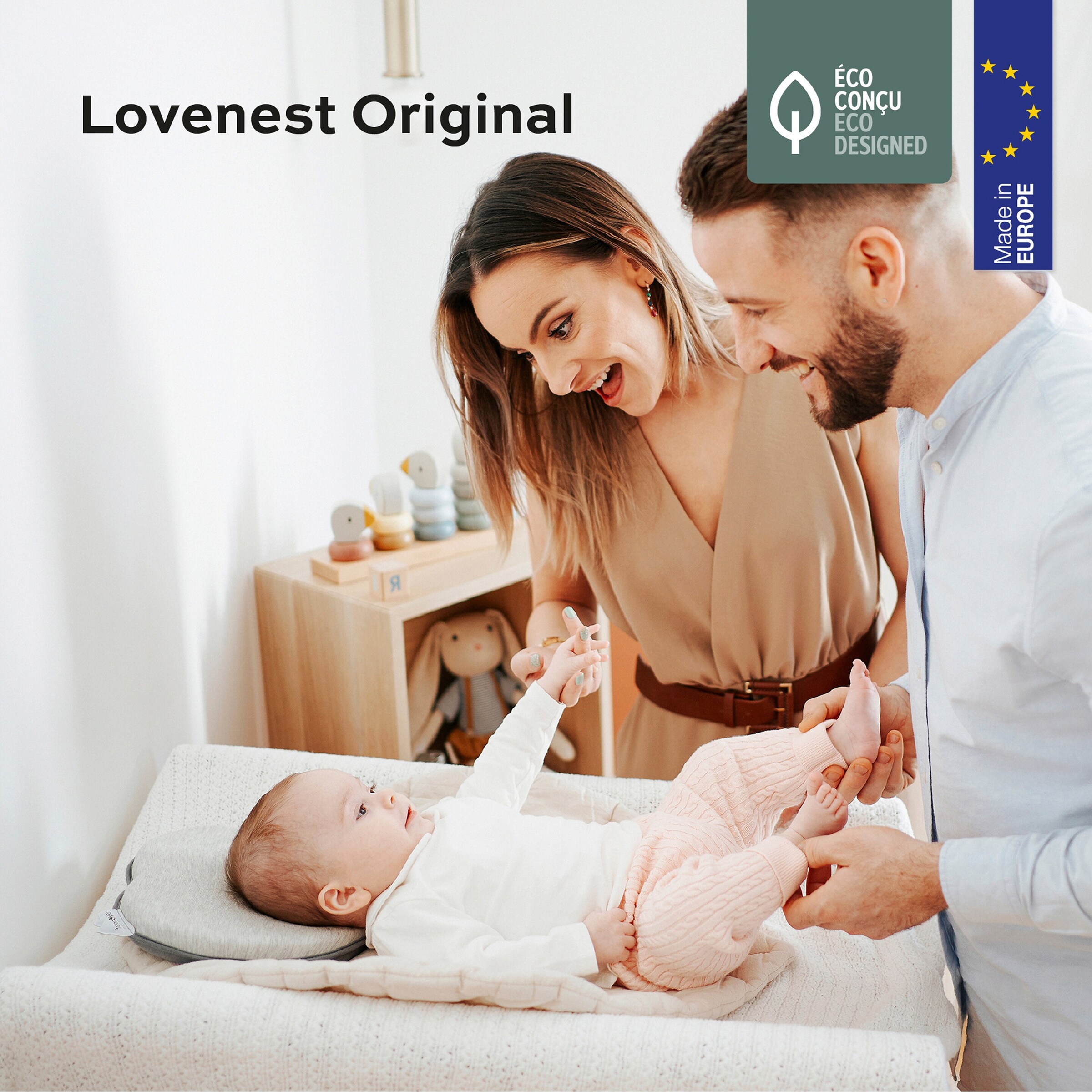 Babymoov Kopfkissen Lovenest Original Smokey
