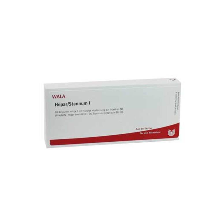 Hepar Stannum I Ampullen, 10X1 ml